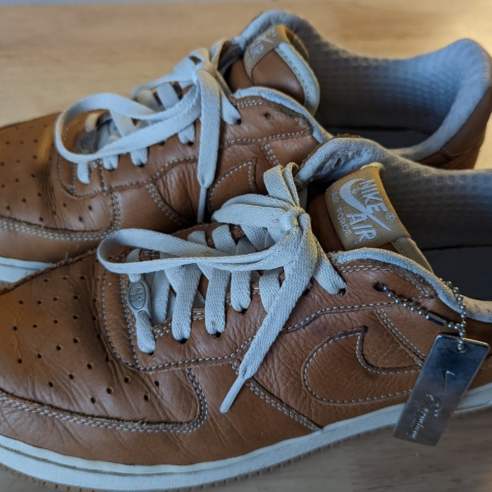 Nike Air Force 1 Premium, Brown, Men's Size 10.5